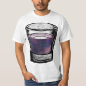 Schnapsglas T-Shirt (Vorderseite)