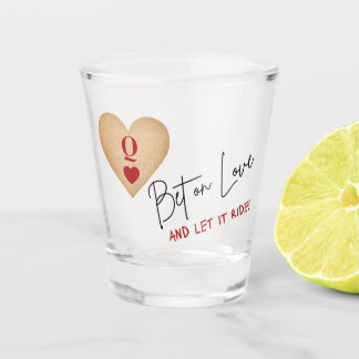 Schnapsglas Wette auf Liebe, Kasinoparty/Hochzeit