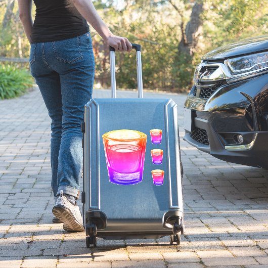 Schnapsgläser Aufkleber (Koffer Insitu)