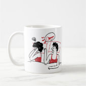 Schnarchen Loud Cheeky Romantic Funny Kaffeetasse (Links)