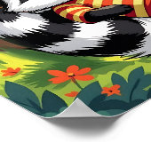 Schnarchen | Niedlicher Cartoon Kids Kinderzimmer Poster (Ecke)