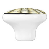 Schnarrtrommel-~ gerollter Noten ~Chose Keramikknauf (Seitenansicht)