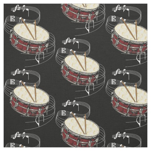 Schnarrtrommel-Gewebe-Dunkelheit Stoff (Muster)