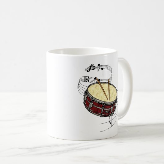 Schnarrtrommel Kaffeetasse (VorderseiteRechts)