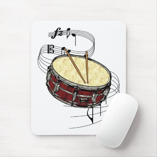 Schnarrtrommel Mousepad (Mit Mouse)
