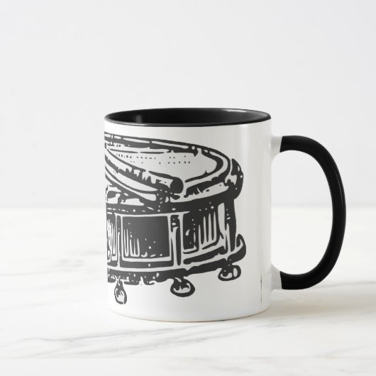 Schnarrtrommel Tasse (Rechts)
