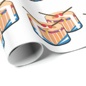 Schnarrtrommeln Geschenkpapier (Rolleneckpunkt)