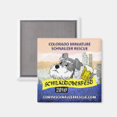 Schnautoberfest 2018 magnet (Vorderseite/Rückseite)