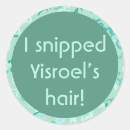 Schnauze-Aufkleber Runder Aufkleber