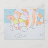 Schnauze! Postkarte (Vorderseite)