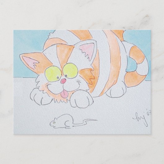 Schnauze! Postkarte (Vorderseite)