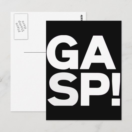 Schnauze! Postkarte (Vorne/Hinten)