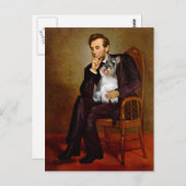 Schnauzer 11N - Lincoln Postkarte (Vorne/Hinten)