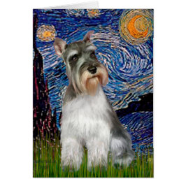 Schnauzer 11N - Starry Night (Vert.)