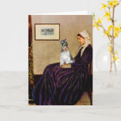 Schnauzer 11N - Whistlers Mutter Karte (Gelbe Blume)