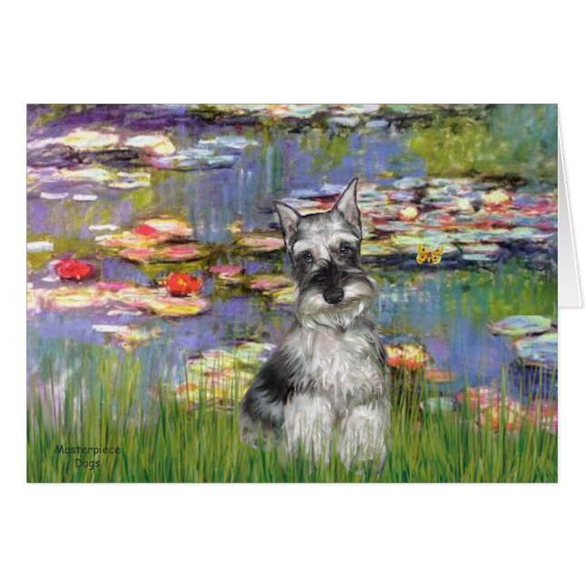 Schnauzer 1 - Lilies 2 (Vorderseite (Horizontal))