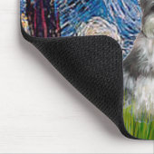 Schnauzer 1N - Starry Night Mousepad (Ecke)