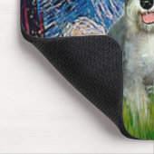 Schnauzer 8cr - Starry Night Mousepad (Ecke)