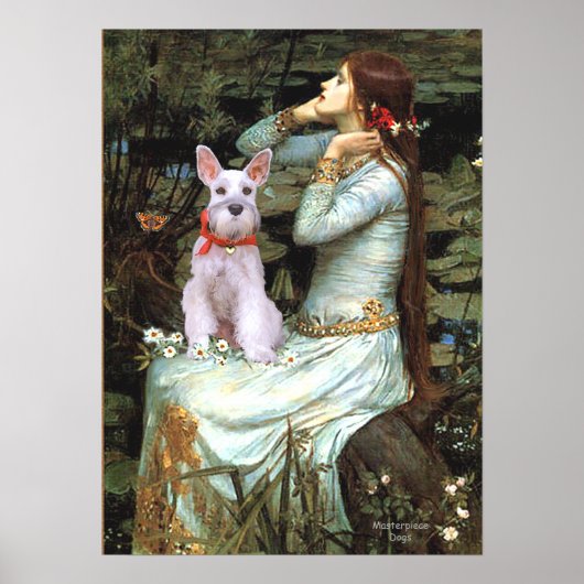 Schnauzer 9 - Ophelia Sitzplatz Poster (Vorne)