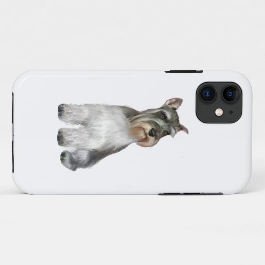 Schnauzer (A11) Case-Mate iPhone Hülle (Rückseite (Horizontal))