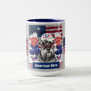 Schnauzer American Hero Coffee Tasse