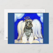SCHNAUZER ANGEL POSTKARTE (Vorne/Hinten)