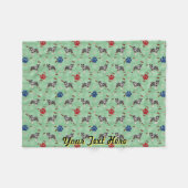 Schnauzer Art Fleecedecke (Vorderseite (Horizontal))