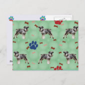 Schnauzer Art Postkarte (Vorne/Hinten)