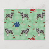 Schnauzer Art Postkarte (Vorderseite)