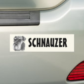 Schnauzer Autoaufkleber (Auf Auto)