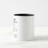 Schnauzer Barking Logic Cool Dog Pet Lover Sarcasm Tasse (Zentrum)