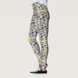Schnauzer-Bart-Leggings Leggings