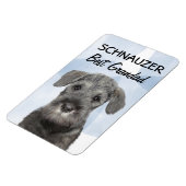 Schnauzer Best Grandad Magnet (Linke Seite)