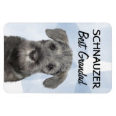 Schnauzer Best Grandad Magnet (Horizontal)