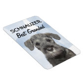 Schnauzer Best Grandad Magnet (Rechte Seite)