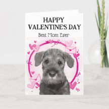 Schnauzer Best Mama Custom Valentinstag