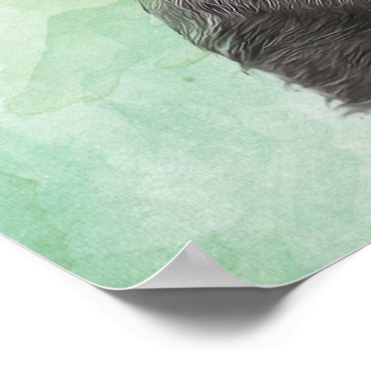 Schnauzer Best Mama Poster (Ecke)