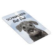 Schnauzer Best Vater Magnet (Rechte Seite)