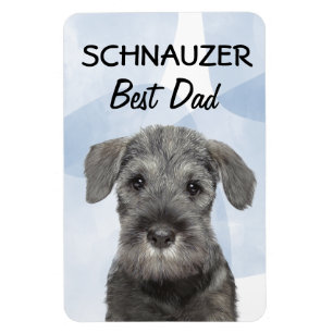 Schnauzer Best Vater Magnet
