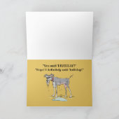 Schnauzer Birthday Card Karte (Innenseite)