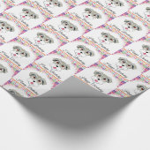 Schnauzer Birthday Geschenkpapier (Ecke)
