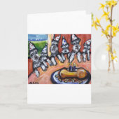 Schnauzer birthday karte (Gelbe Blume)