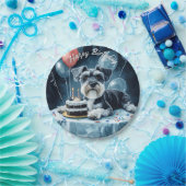 Schnauzer Birthday Pappteller (Party)