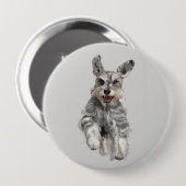 Schnauzer Button (Vorne & Hinten)