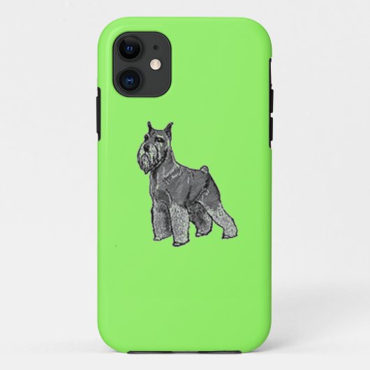 Schnauzer Case-Mate iPhone Hülle (Rückseite)