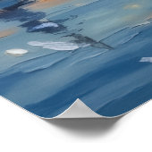 Schnauzer Christmas Boat Holiday Poster (Ecke)