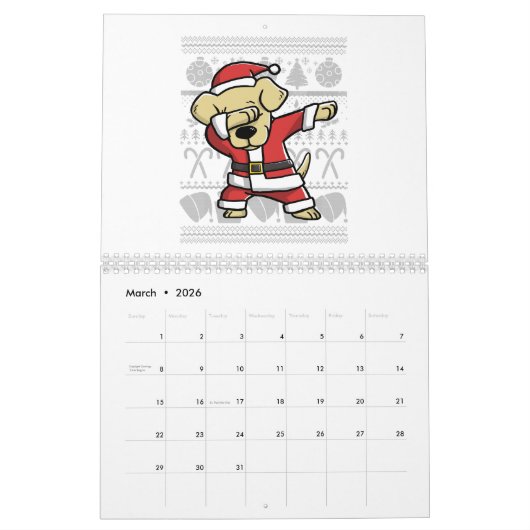 Schnauzer Christmas Tree Kalender (Mär 2026)