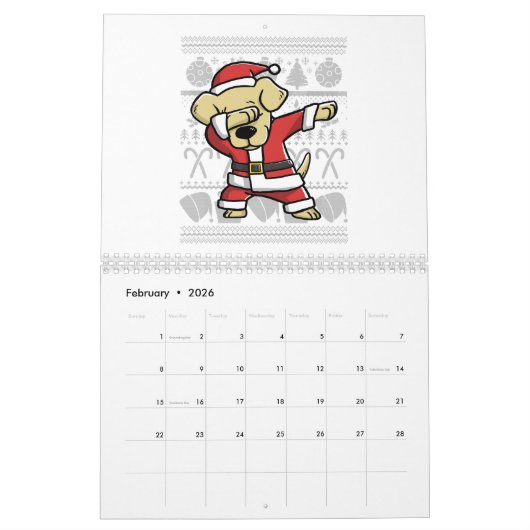 Schnauzer Christmas Tree Kalender (Feb 2026)