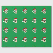 SCHNAUZER CHRISTMAS WRAPPING PAPIER GESCHENKPAPIER (Flach)