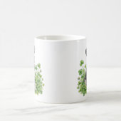 Schnauzer Coffee Mug with Shamrocks Kaffeetasse (Mittel)